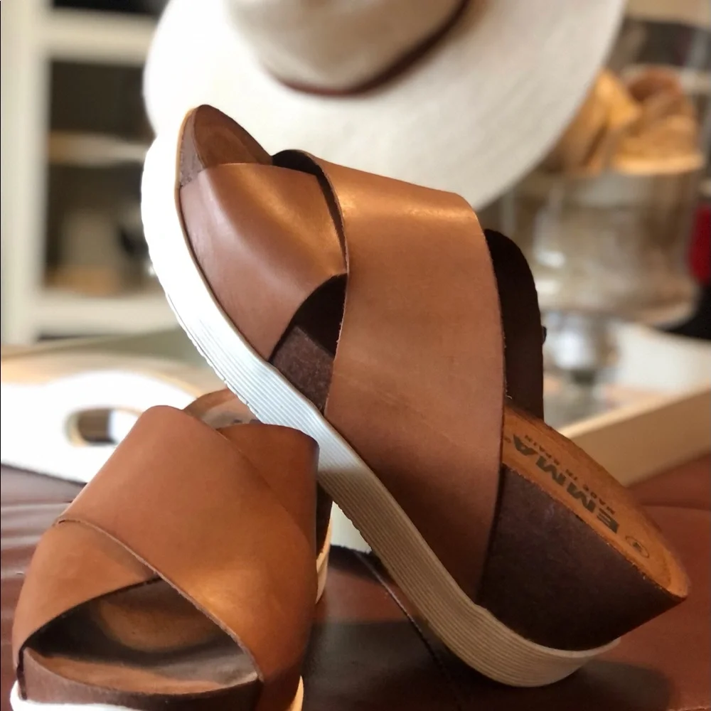 EMMA Platform Wedge Sandals